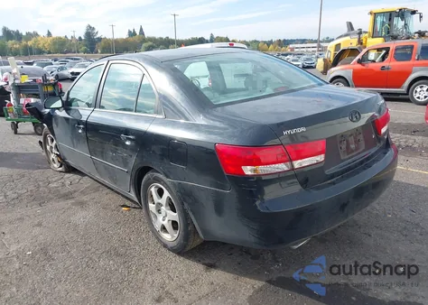 2006 Hyundai Sonata Gls V6/Lx V6 z USA, uszkodzony, nr VIN 5NPEU46F16H140499